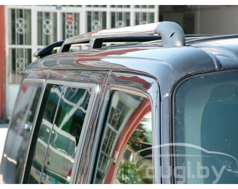 Рейлинги продольные с алюминиевыми окончаниями для Caravelle T5 (короткая база)